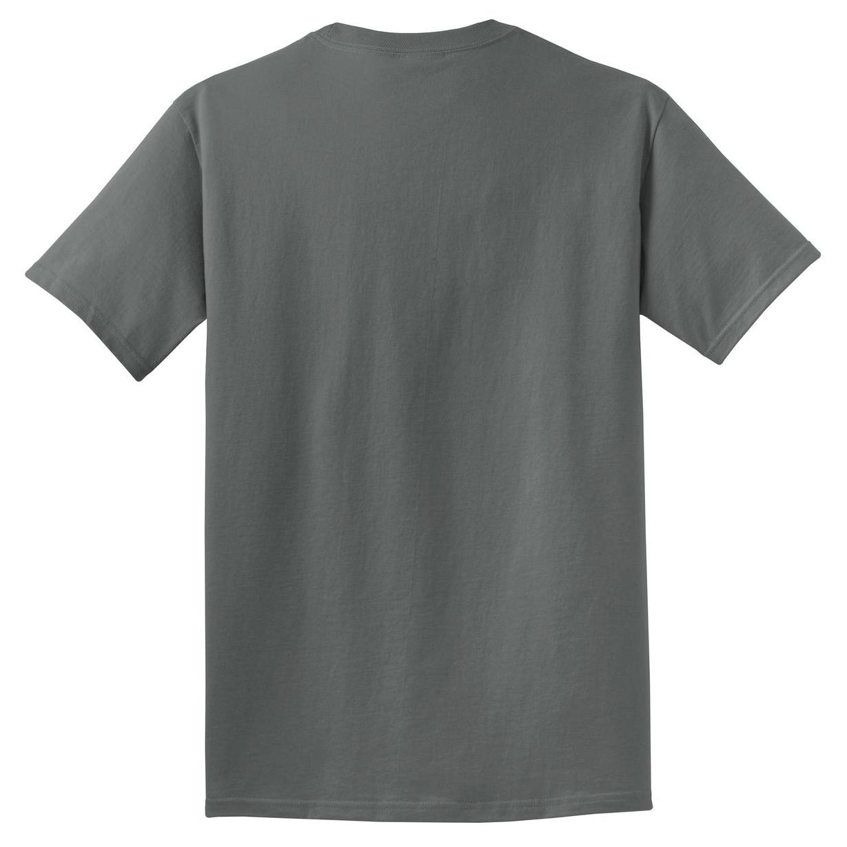 ★PARTIMENTO★ VTG Washed Color Blocking Tee Charcoal Gray PC-PC099-Coal-F.jpg