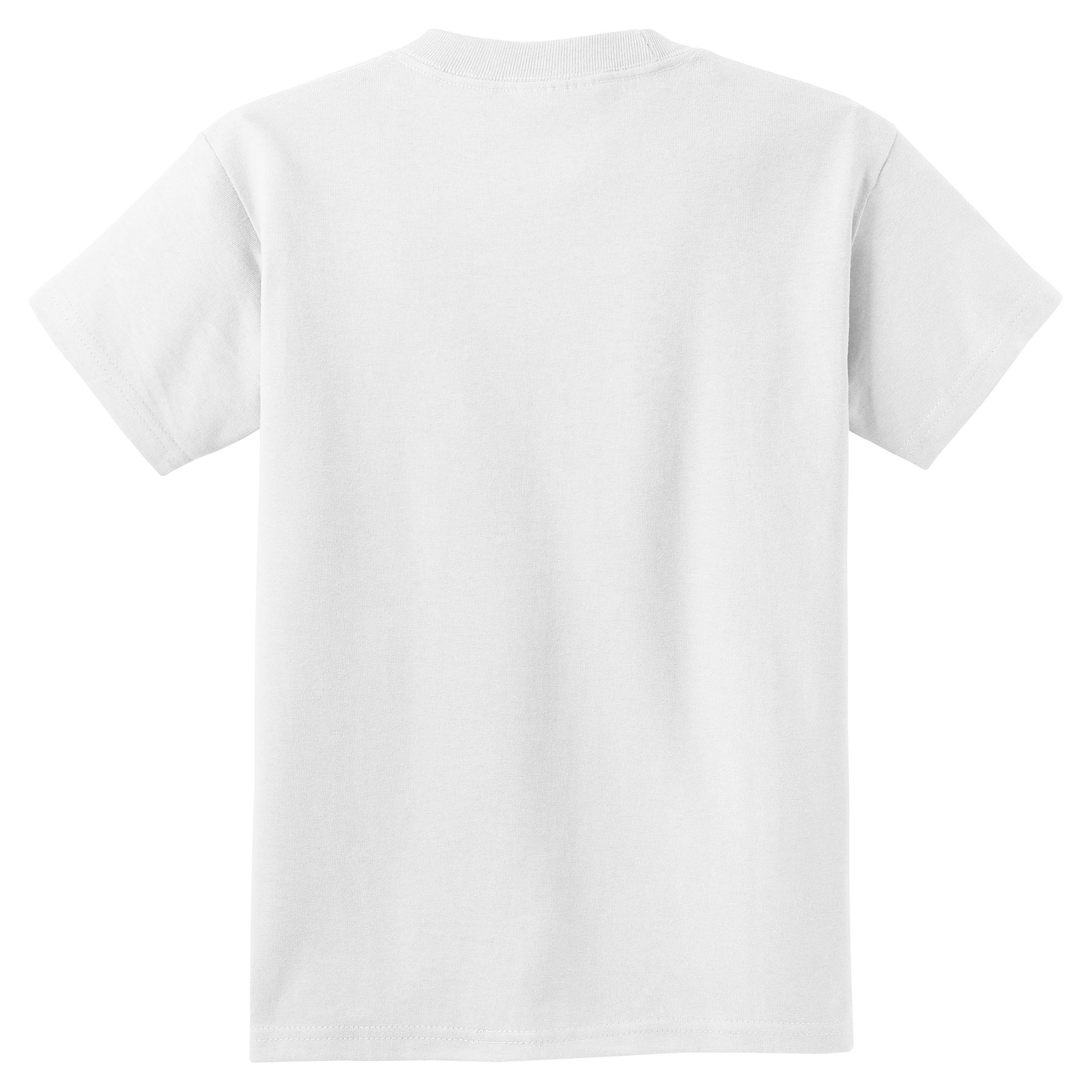 Port & Company PC54Y Youth Core Cotton Tee - White | Full Source