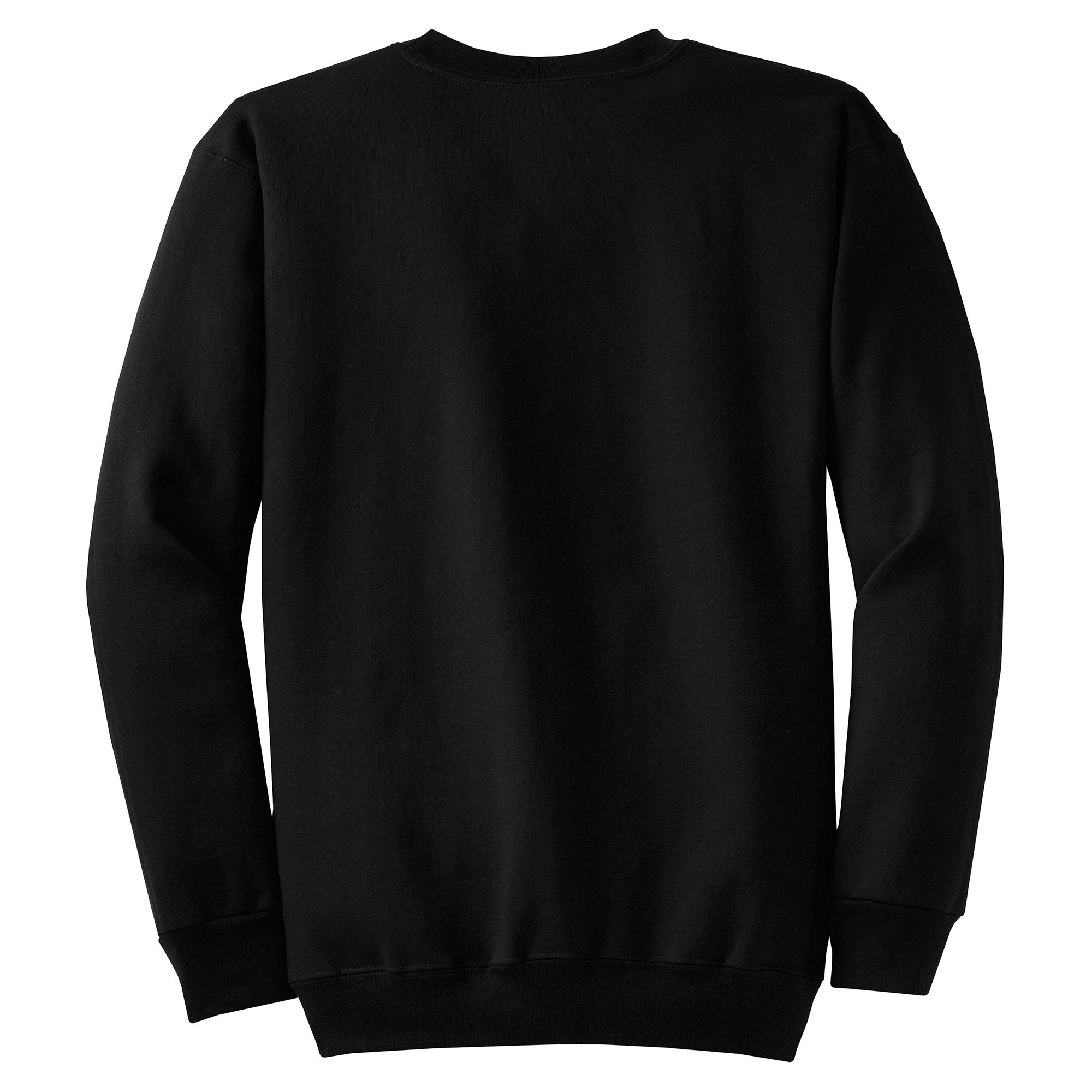 Port & Company PC78 Core Fleece Crewneck Sweatshirt - Jet Black | Full ...