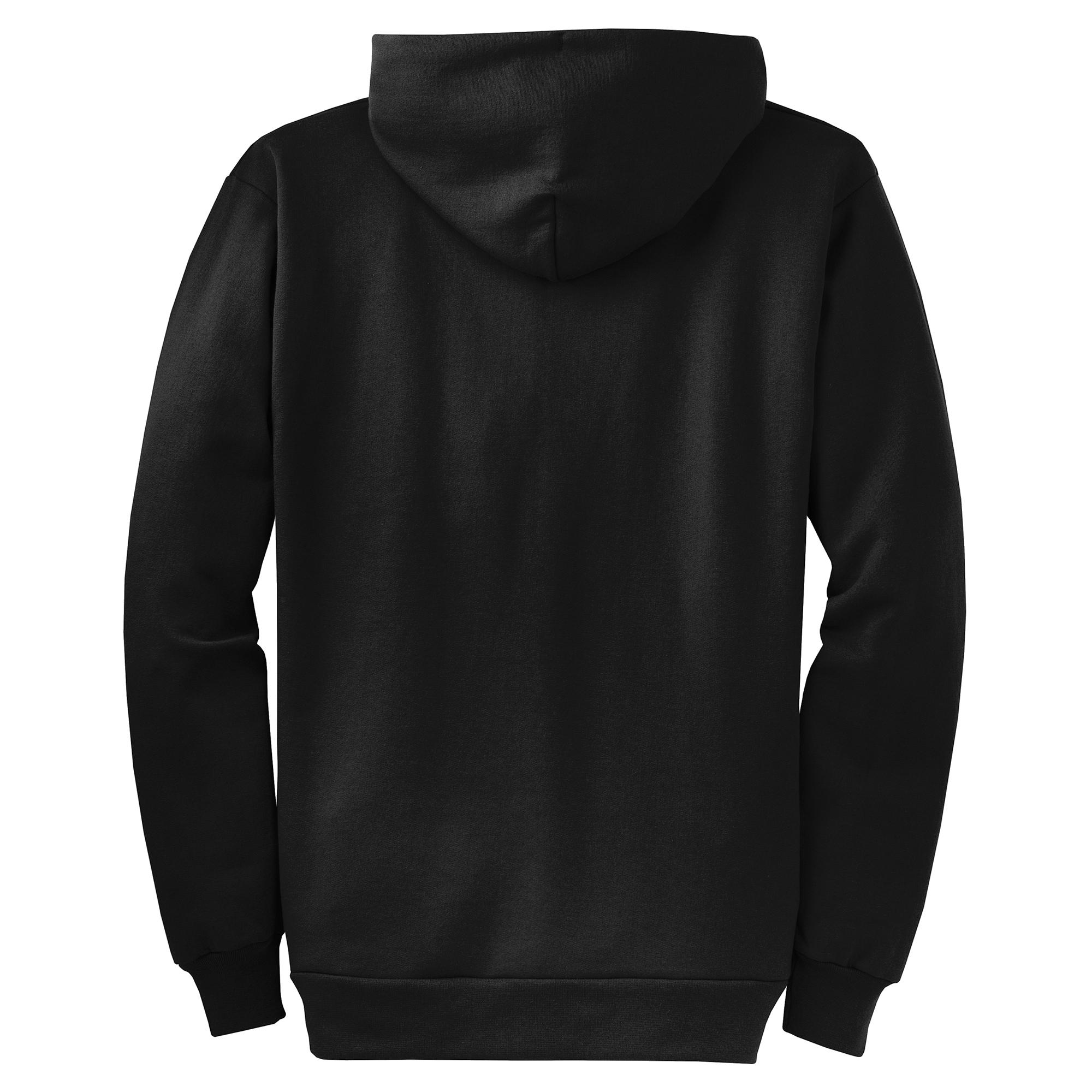 Port & Company PC78ZH Core Fleece Full-Zip Hooded Sweatshirt - Jet ...