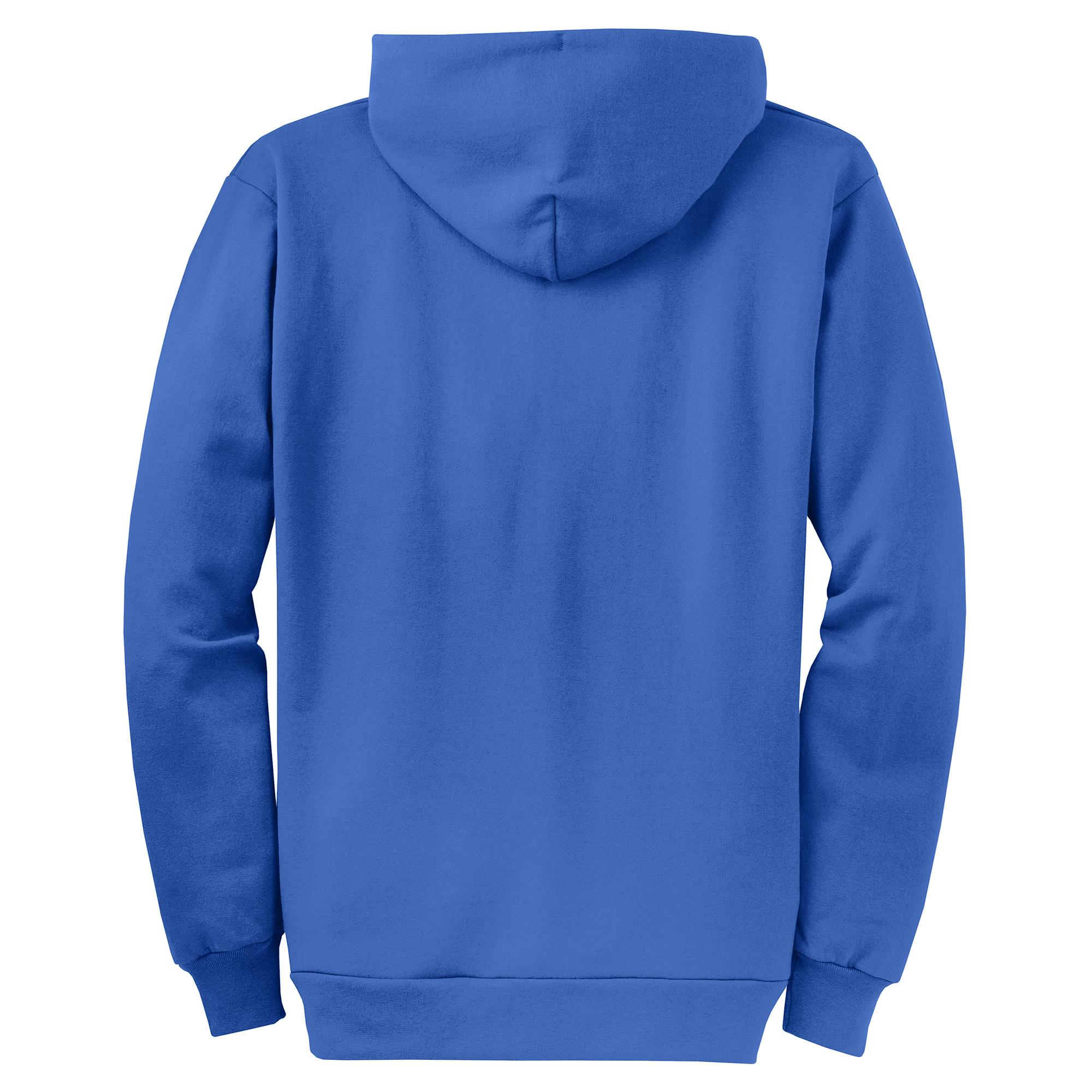 Port & Company PC78ZH Core Fleece Full-Zip Hooded Sweatshirt - Royal ...