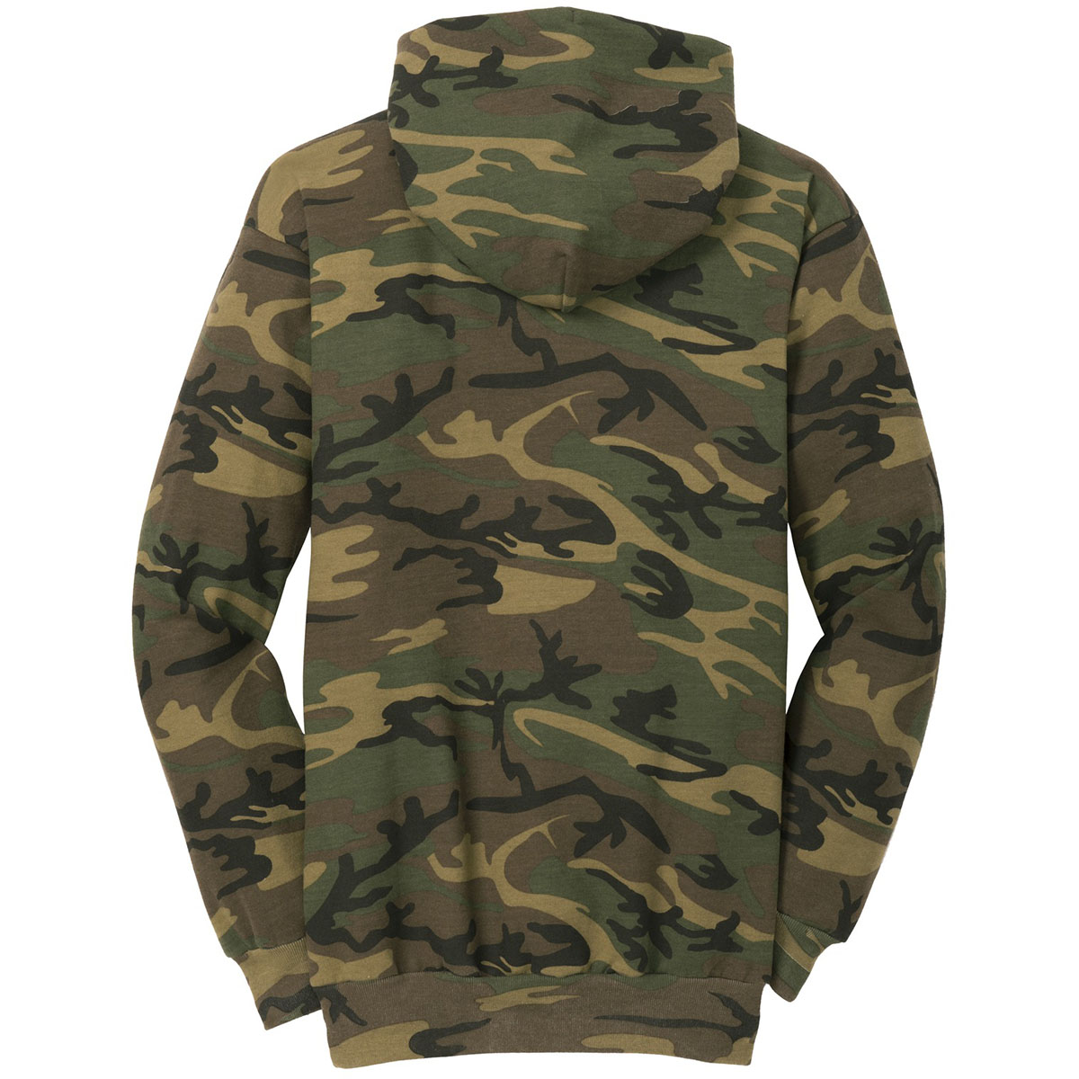 Port & Company PC78HC Core Fleece Camo Pullover Hooded Sweatshirt -  Military Camo