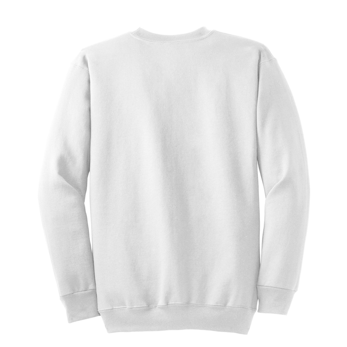 Port & Company PC90 Essential Fleece Crewneck Sweatshirt - White | Full ...
