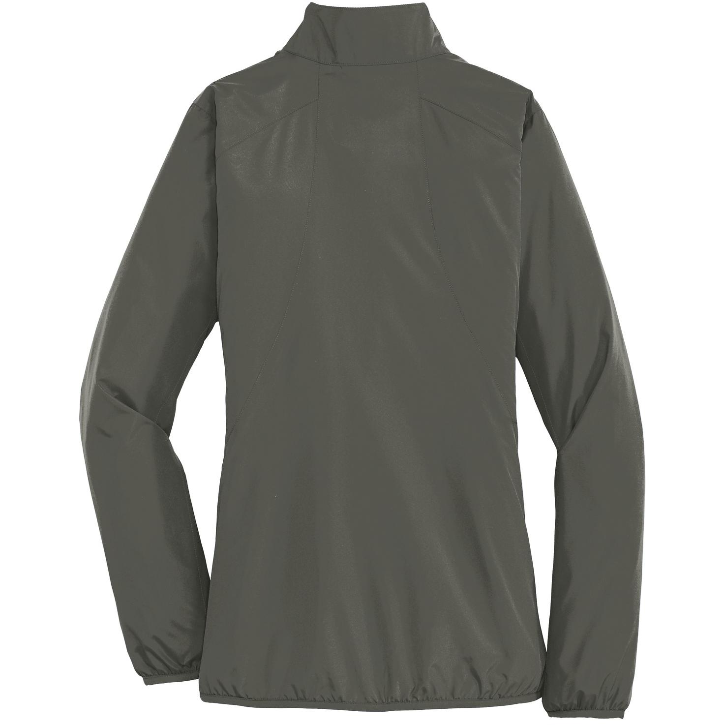 Port Authority L344 Ladies Zephyr Full-Zip Jacket - Grey Steel | Full ...