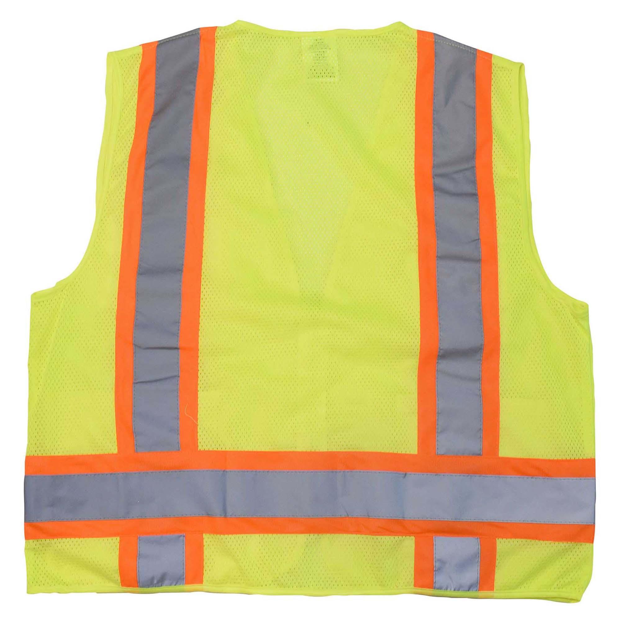 Radians SV6G Type R Class 2 Two-Tone Surveyor Safety Vest - Yellow/Lime ...