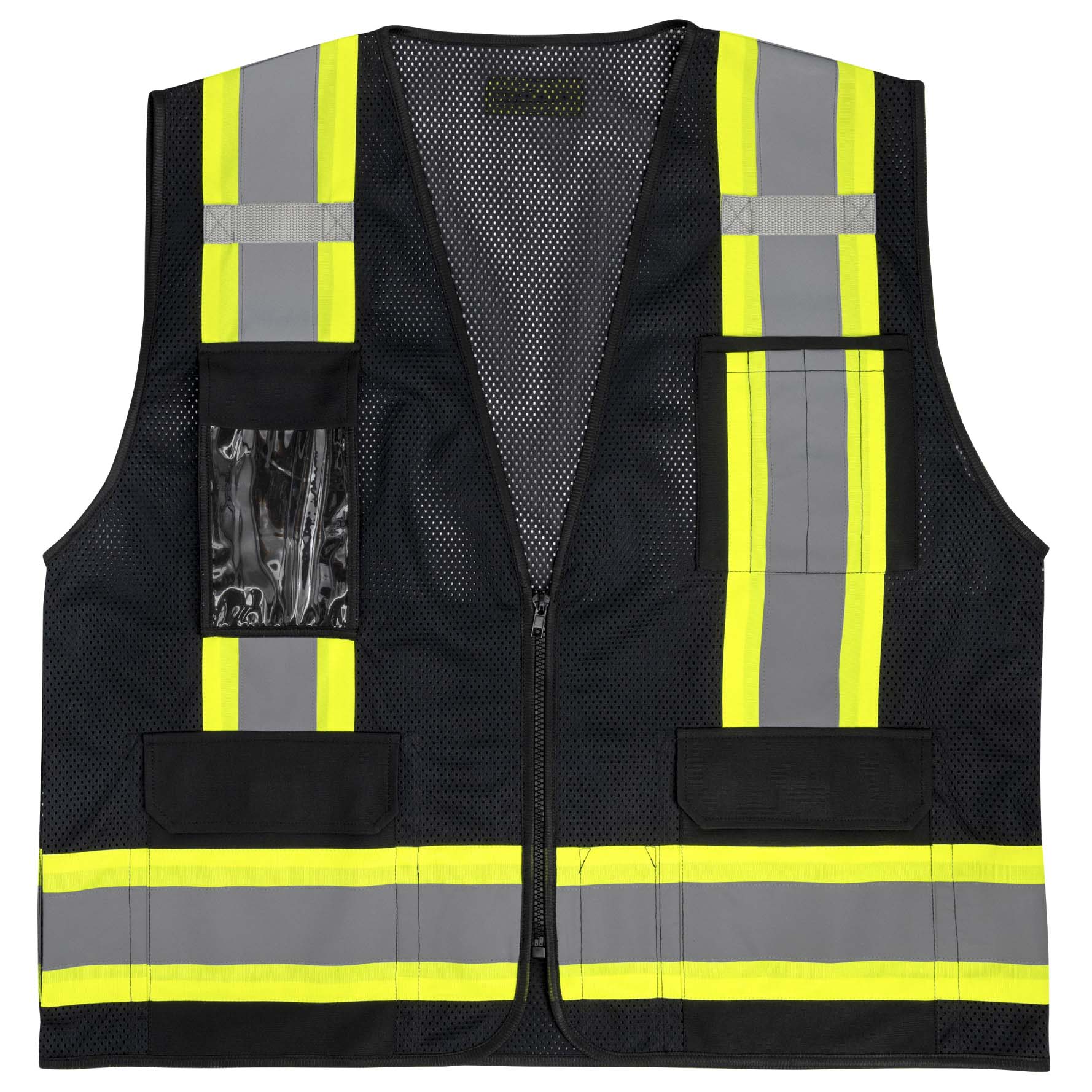 Radians SV6P Type O Class 1 Mesh Surveyor Safety Vest - Black