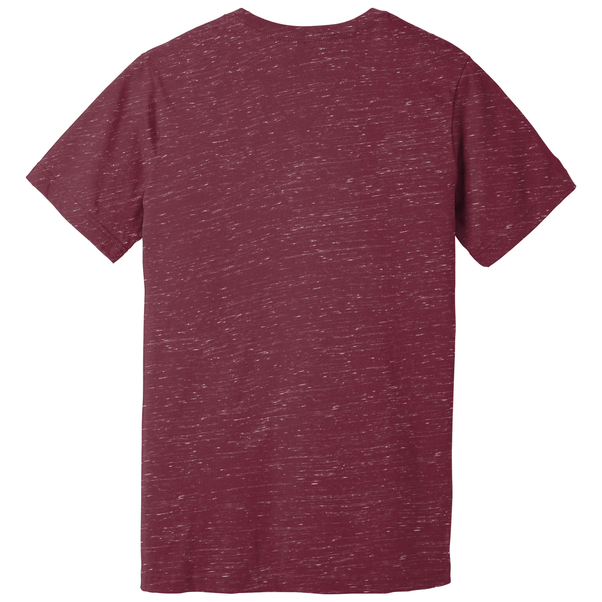 Bella + Canvas BC3655 Unisex Textured Jersey V-Neck Tee - Maroon Marble ...