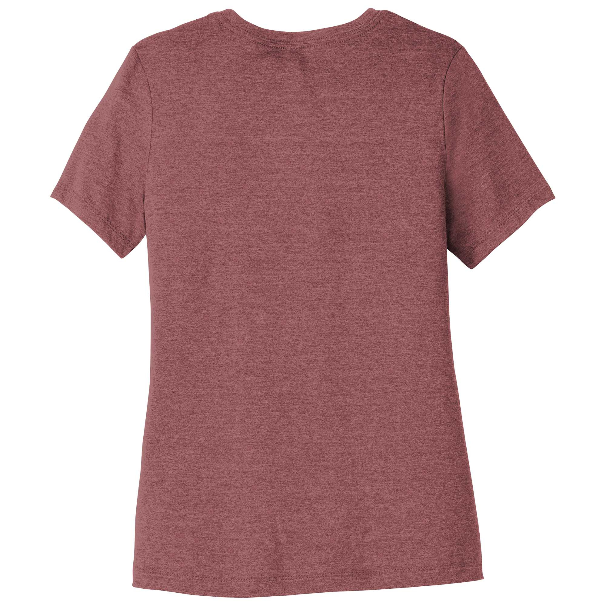 Bella + Canvas BC6400CVC Women's Relaxed CVC Tee - Heather Mauve | Full ...