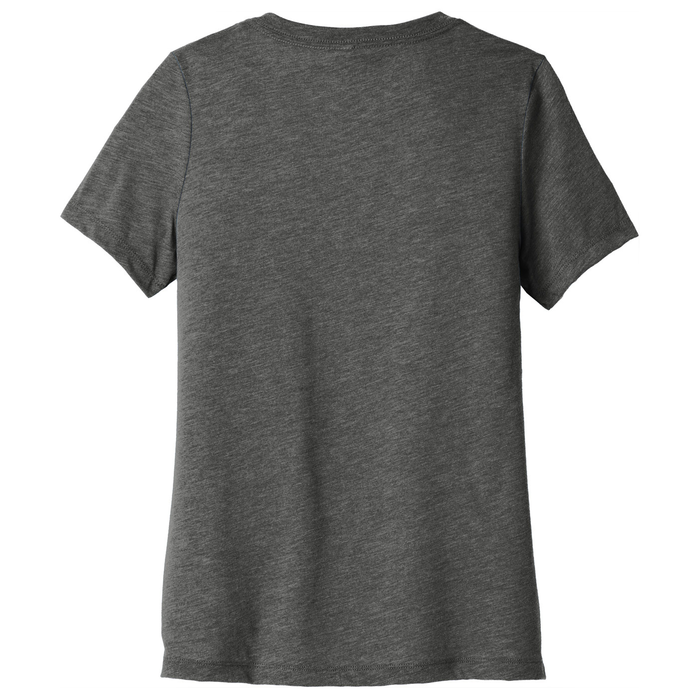 Bella + Canvas BC6415 Women's Relaxed Triblend V-Neck Tee - Grey ...