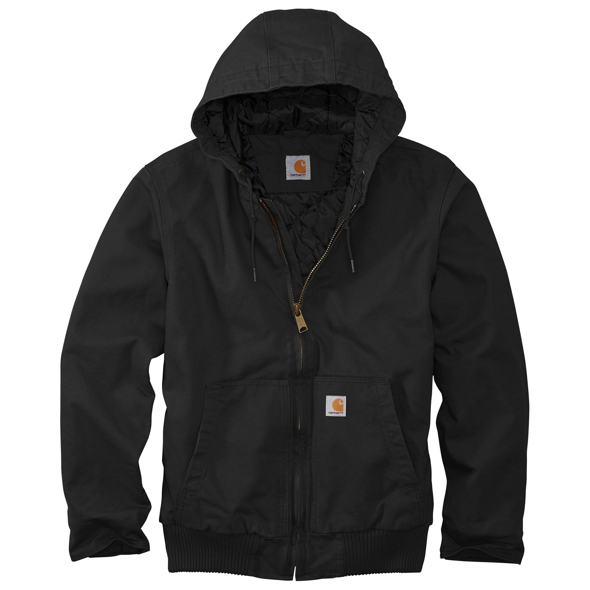 Carhartt 104050 Washed Duck Active Jac - Black | Full Source