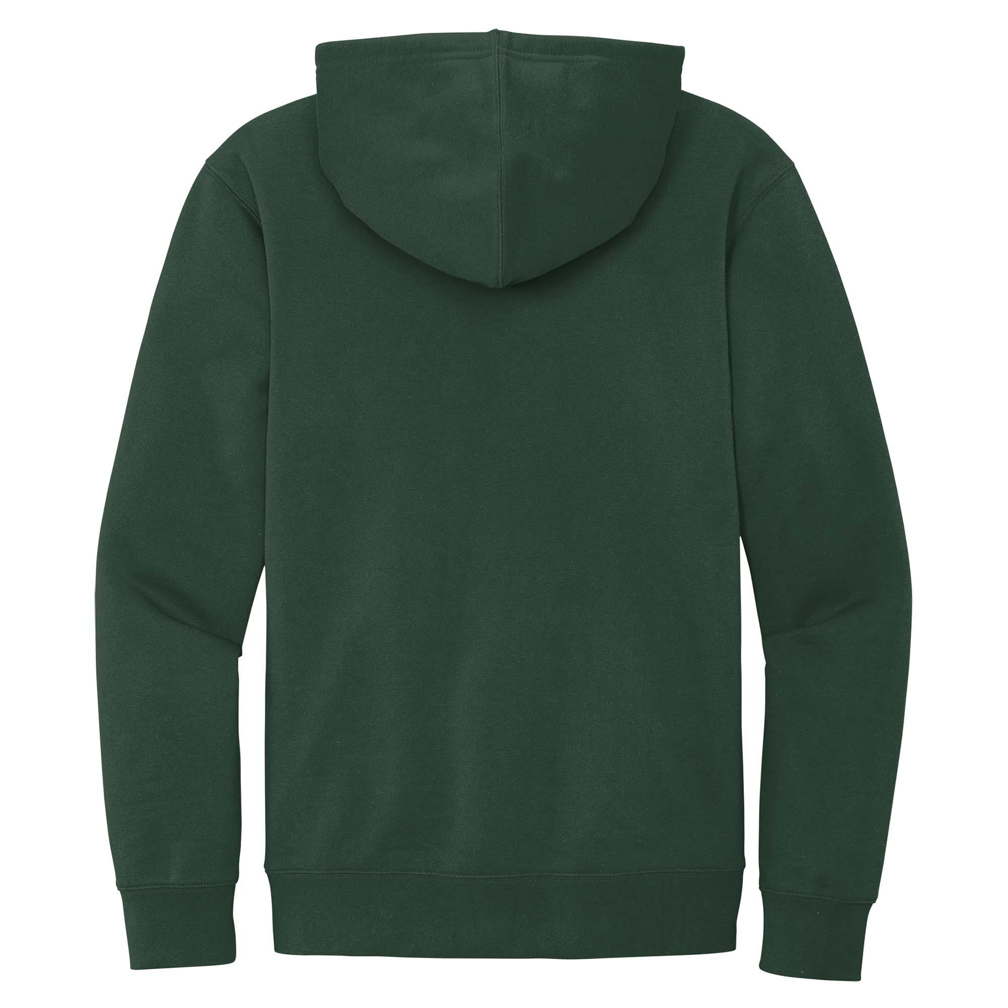 District DT6100 V.I.T. Fleece Pullover Hoodie Forest Green Full Source
