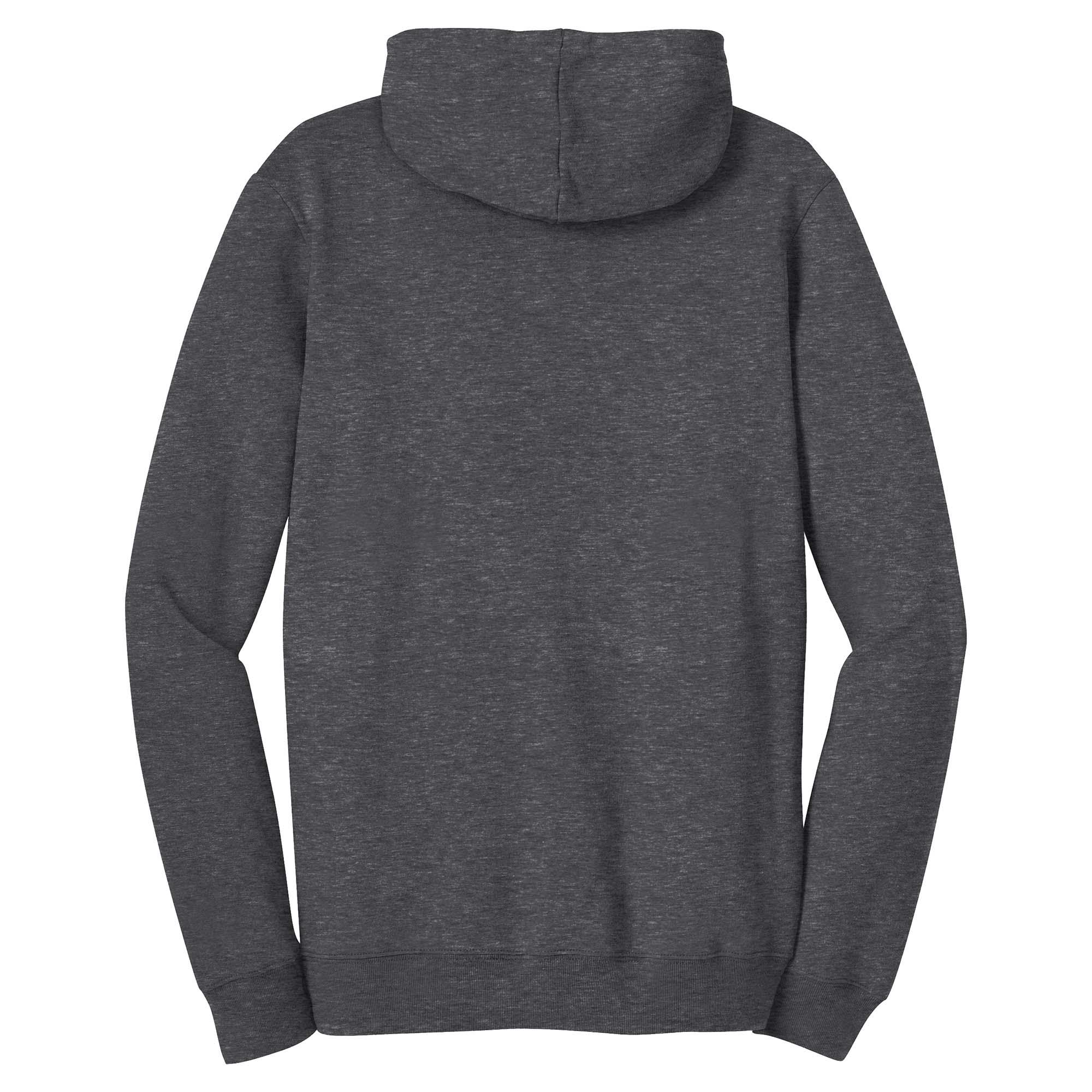 District DT810 The Concert Fleece Hoodie - Heathered Charcoal