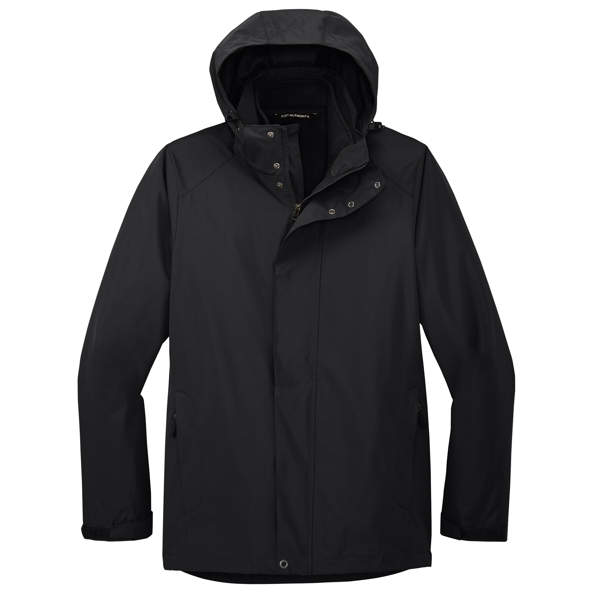 Port Authority J123 All-Weather 3-in-1 Jacket - Black | Full