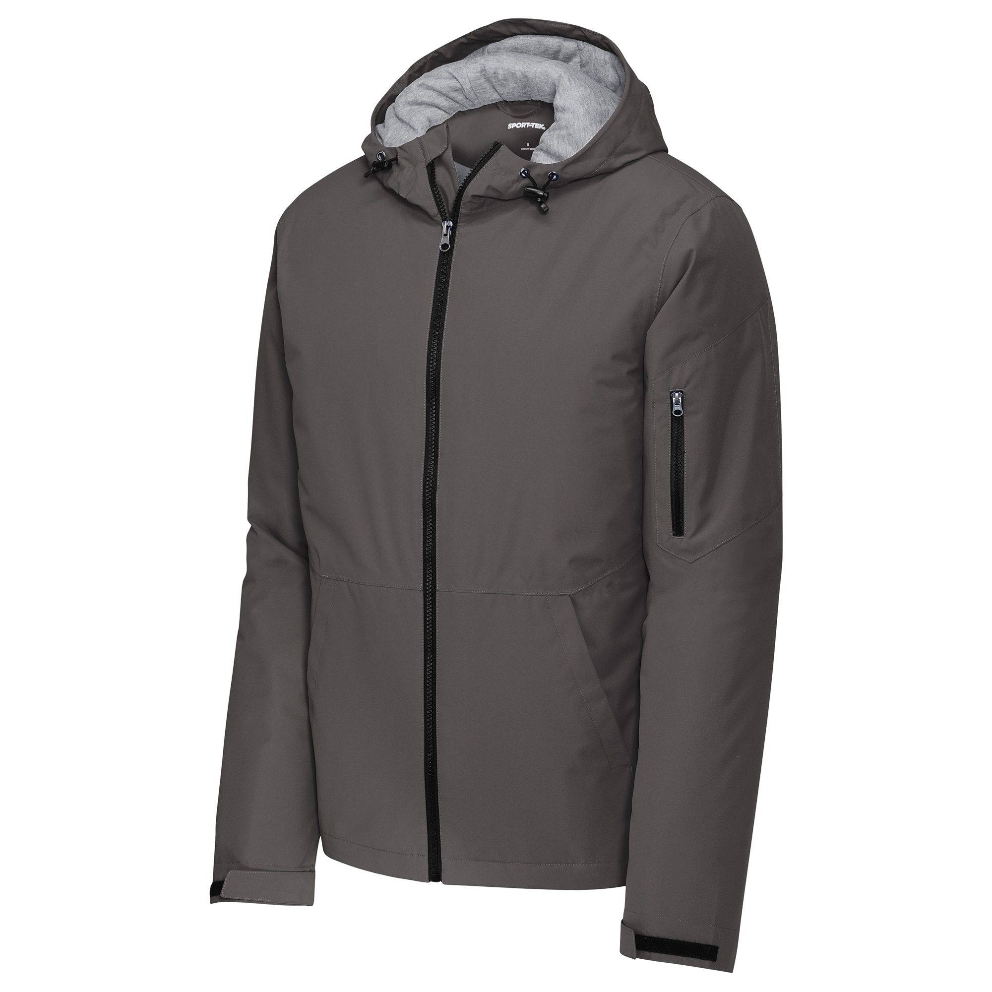 Sport-Tek JST56 Waterproof Insulated Jacket - Graphite | Full Source