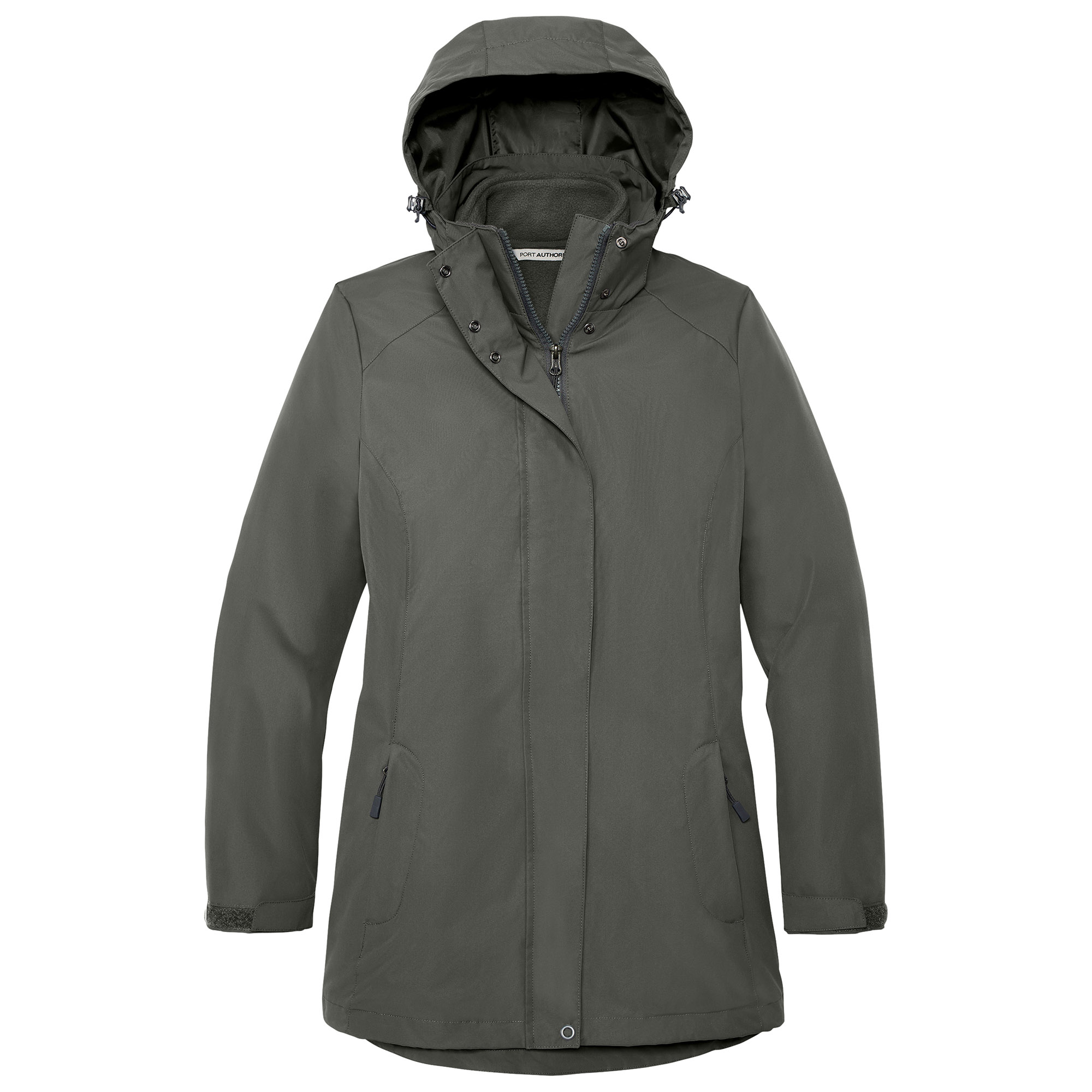 Port Authority L123 Ladies All-Weather 3-in-1 Jacket - Storm Grey