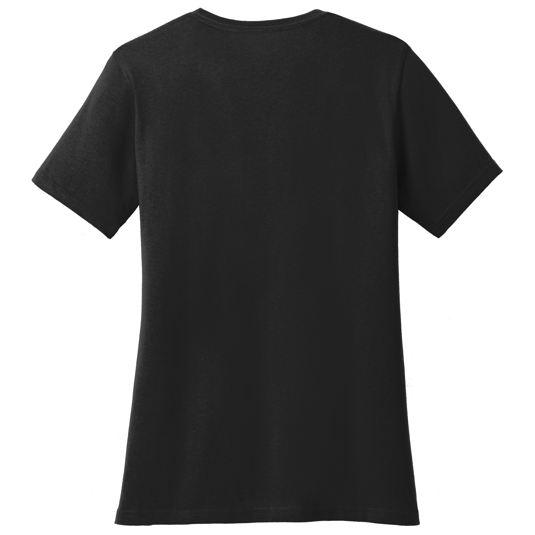 Port & Company LPC54V Ladies Core Cotton V-Neck Tee - Jet Black | Full ...