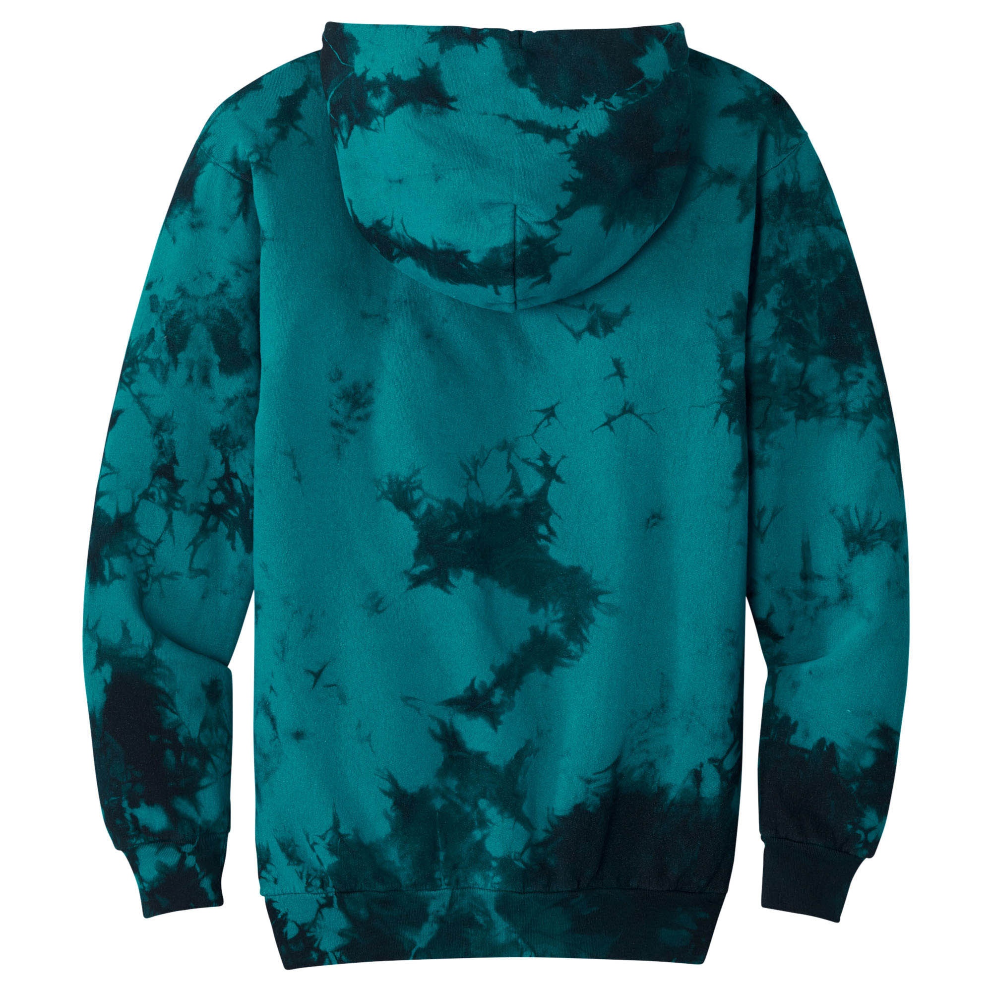 Green and black discount tie dye sweatshirt