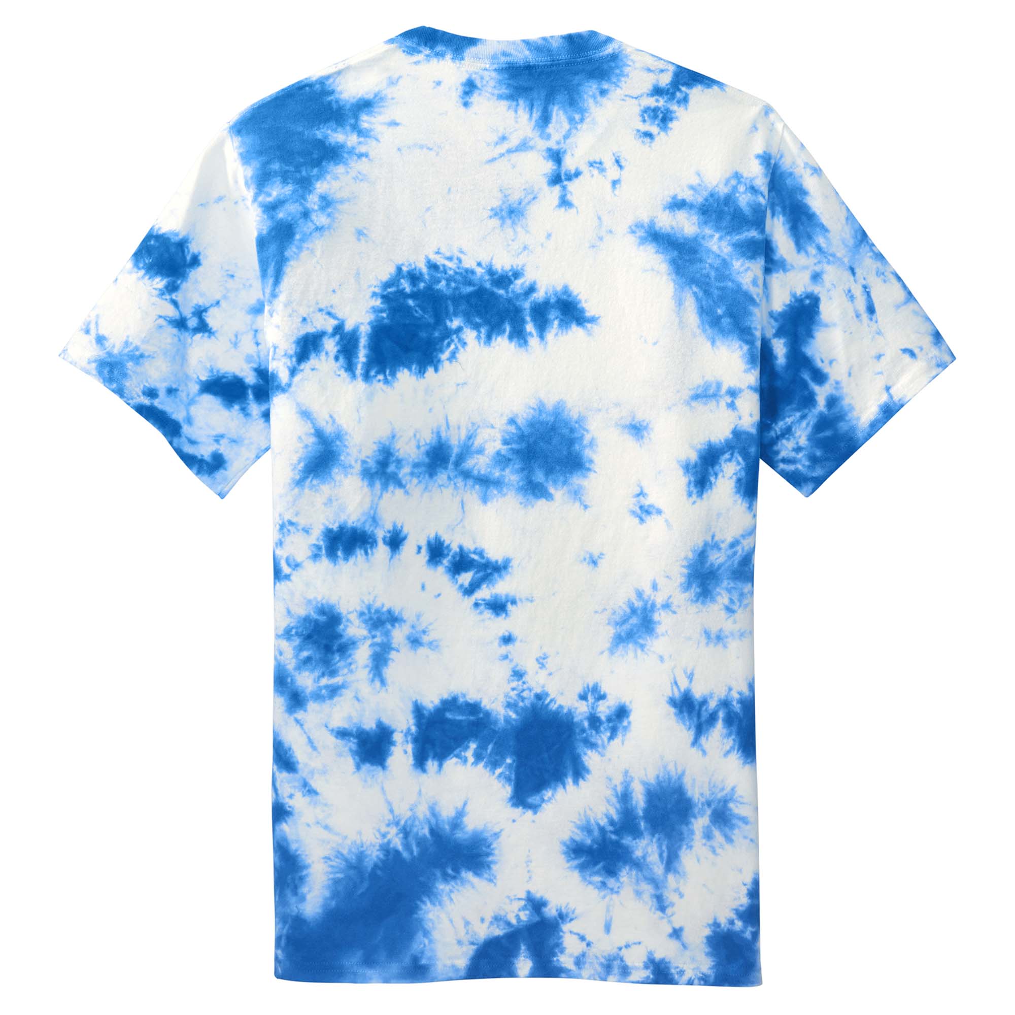 Port & Company Boys' Essential Tie-Dye Tee - Turquoise, XS, 5.4 Oz 100% Cotton - View #2