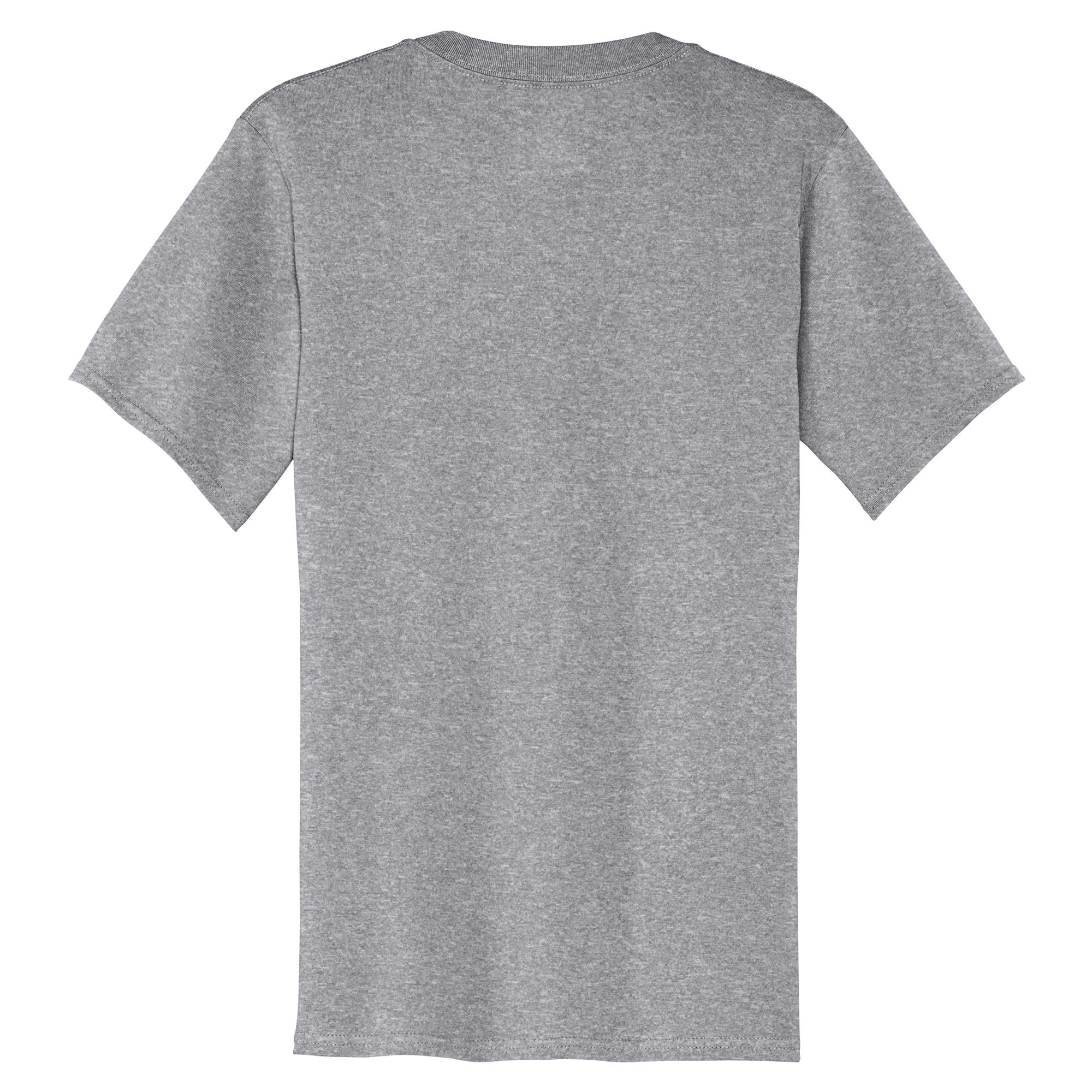 Port & Company PC54V Core Cotton V-Neck Tee - Athletic Heather | Full ...