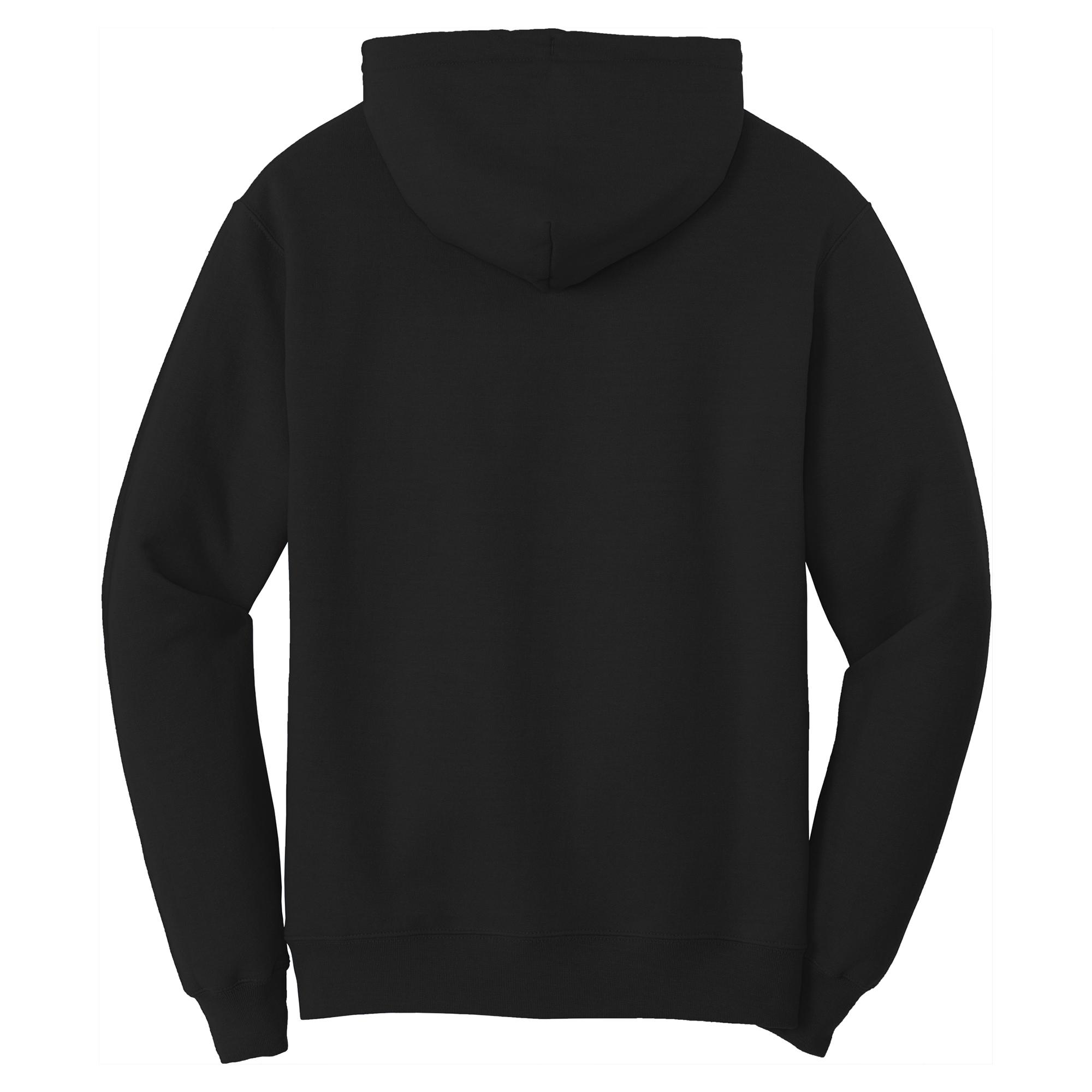 Port & Company PC78H Core Fleece Pullover Hooded Sweatshirt - Jet Black ...