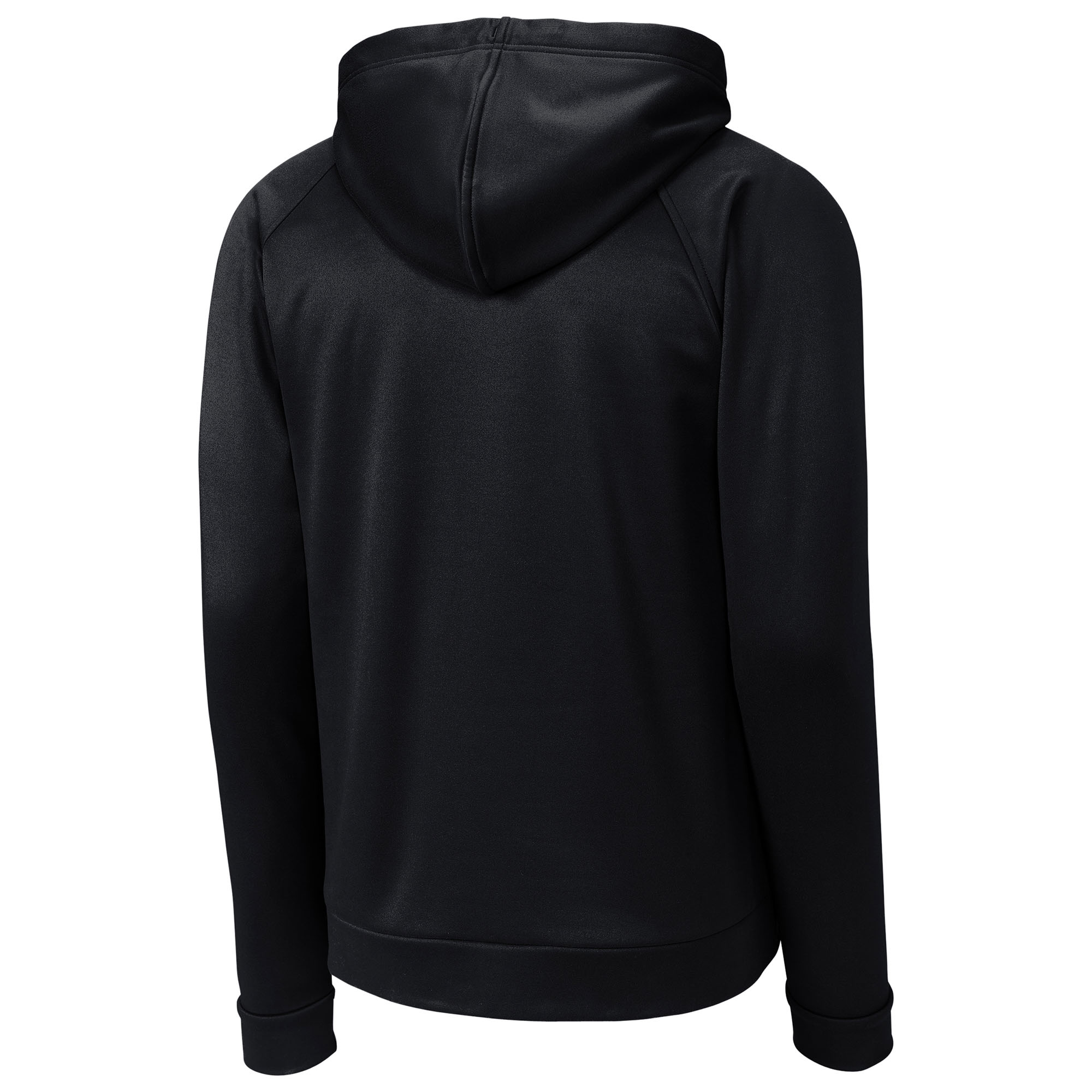 Sport-Tek ST730 Re-Compete Fleece Pullover Hoodie - Black | Full