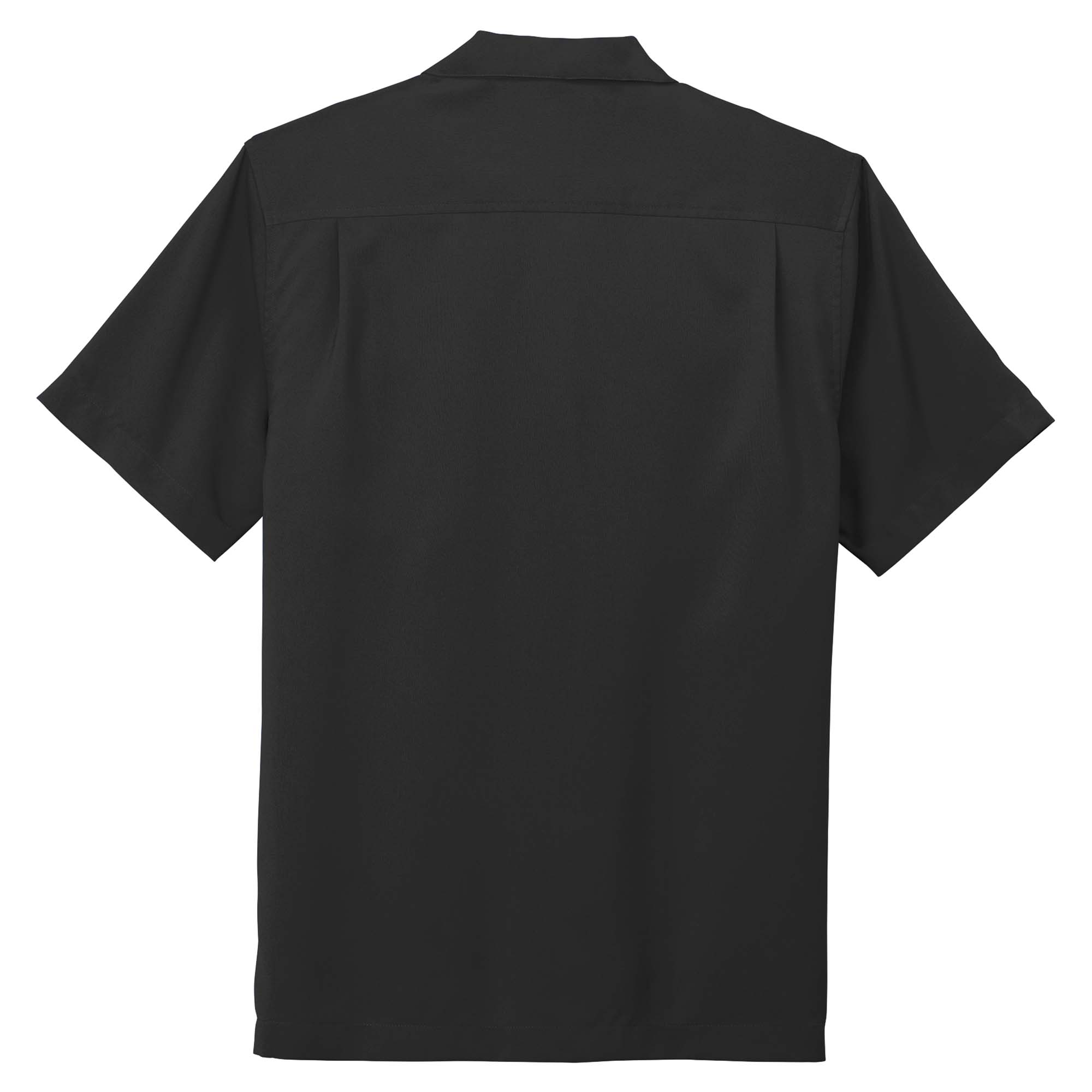 Port Authority W400 Short Sleeve Performance Staff Shirt - Black | Full ...