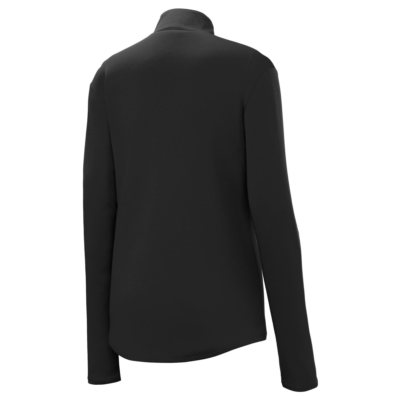 Sport-Tek LST357 Ladies PosiCharge Competitor 1/4-Zip Pullover- Black ...