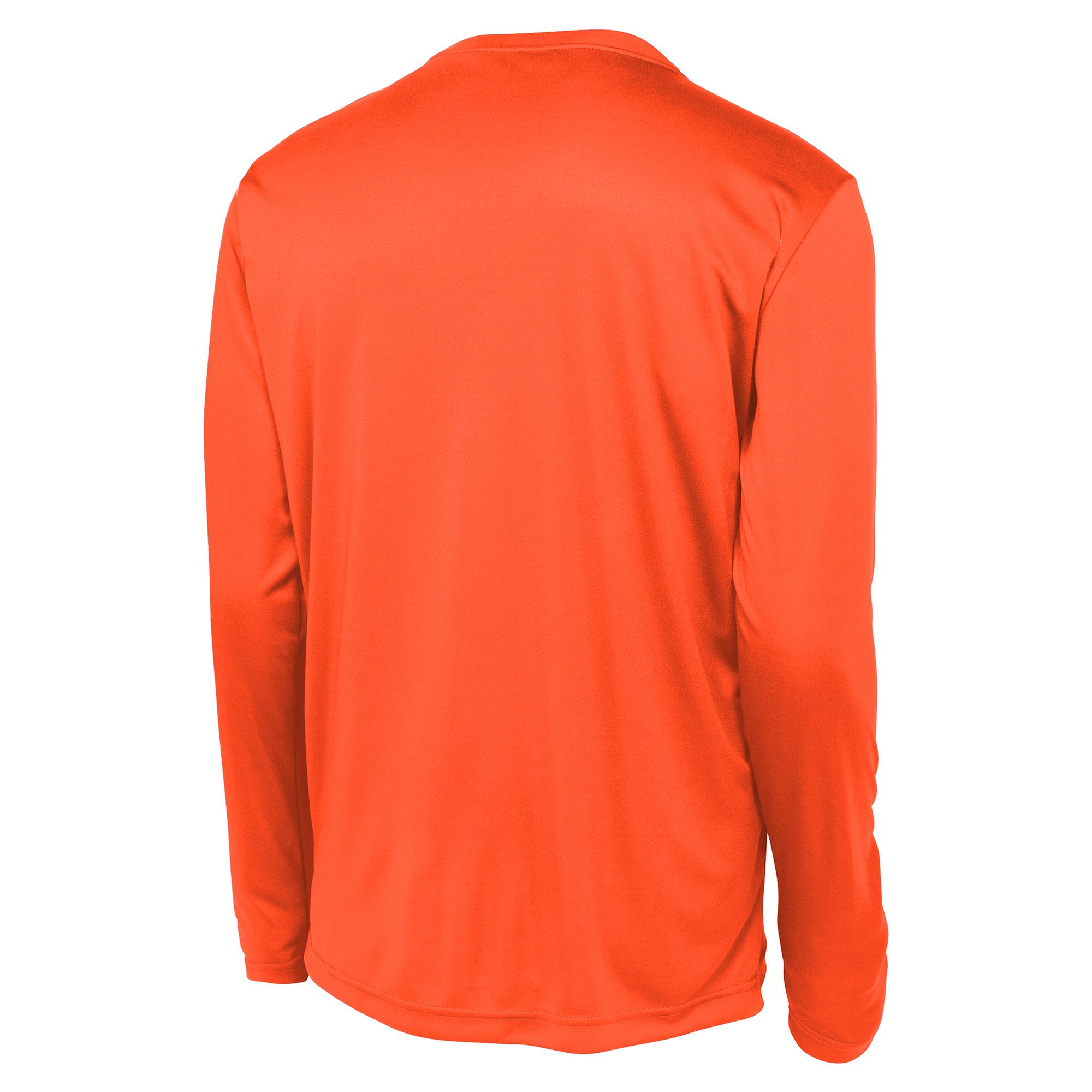 Sport-Tek ST350LS Long Sleeve Competitor Tee - Neon Orange | Full Source