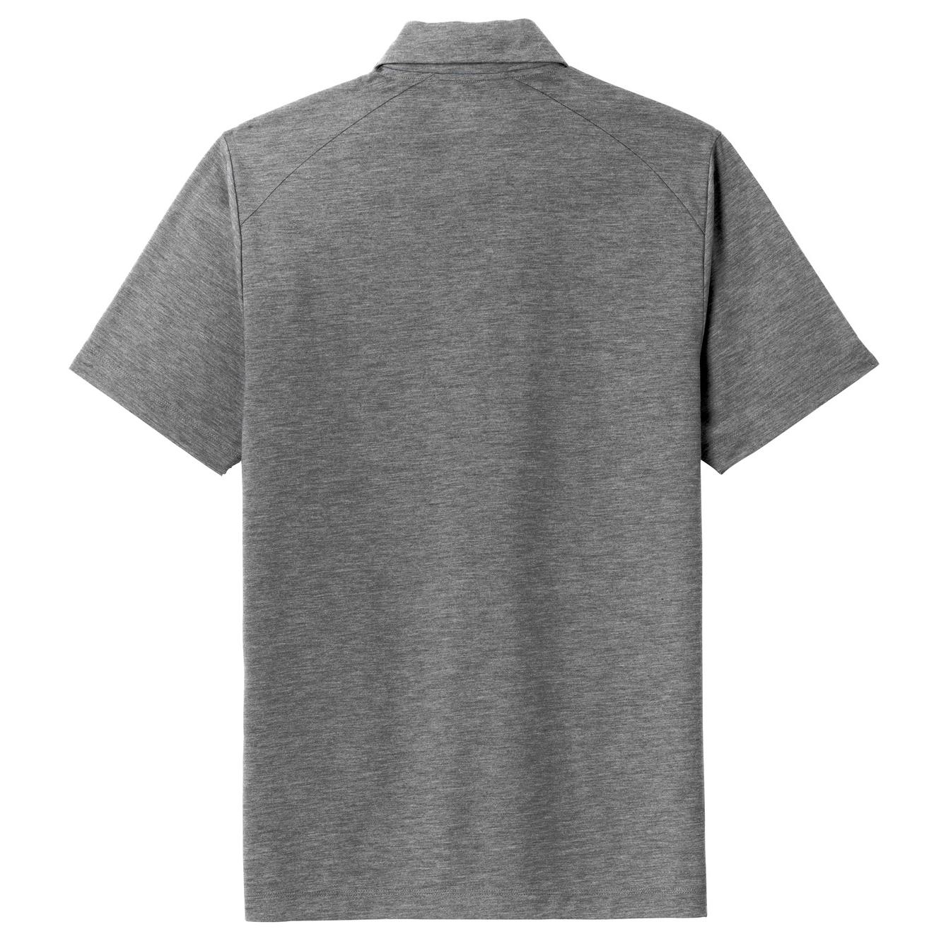 Sport-Tek ST405 PosiCharge Tri-Blend Wicking Polo - Dark Grey Heather ...