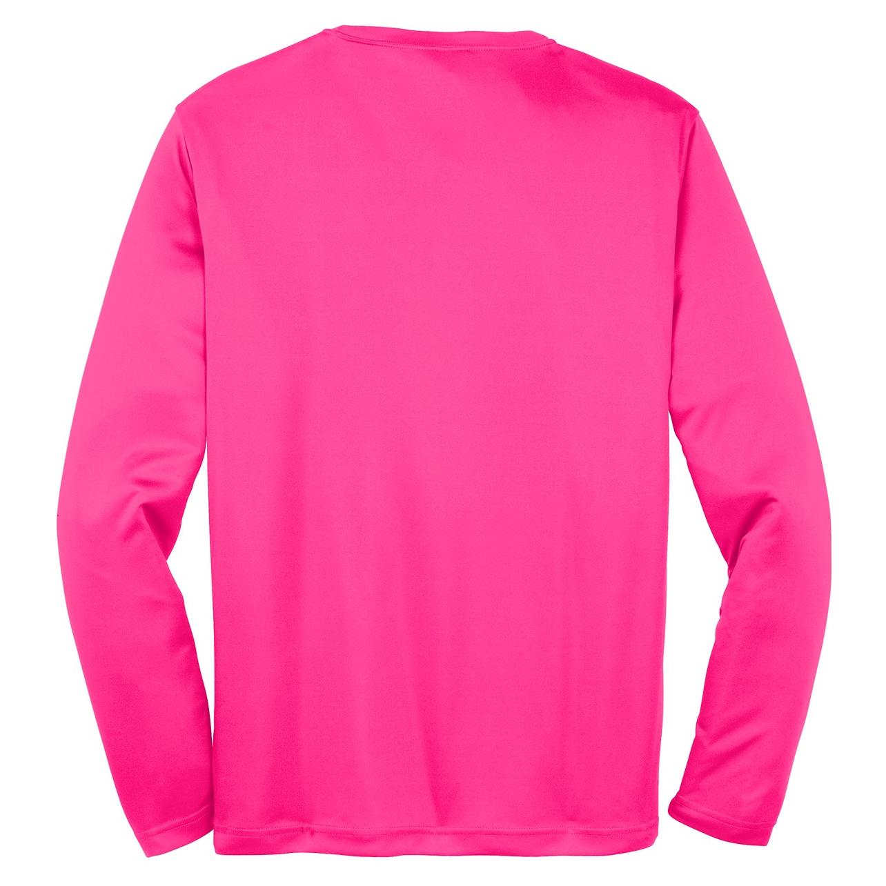 Neon Pink Pink Long Sleeve Shirt Mens Men's Dress Shirts Wrinkle