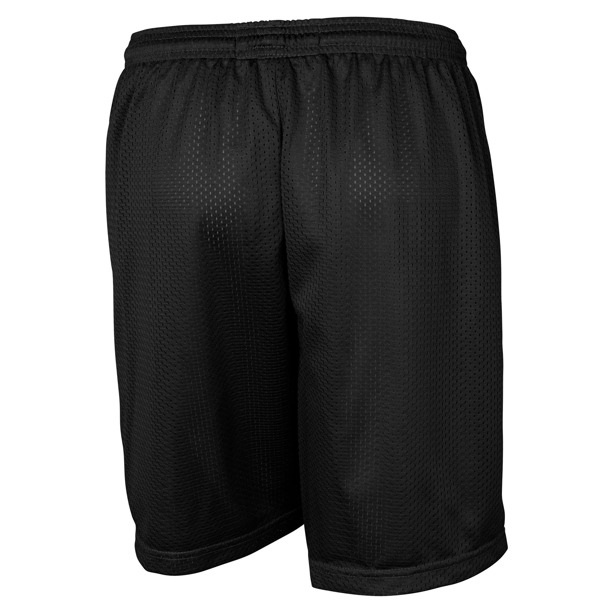 SportTek ST510 PosiCharge Classic Mesh Shorts Black Full Source