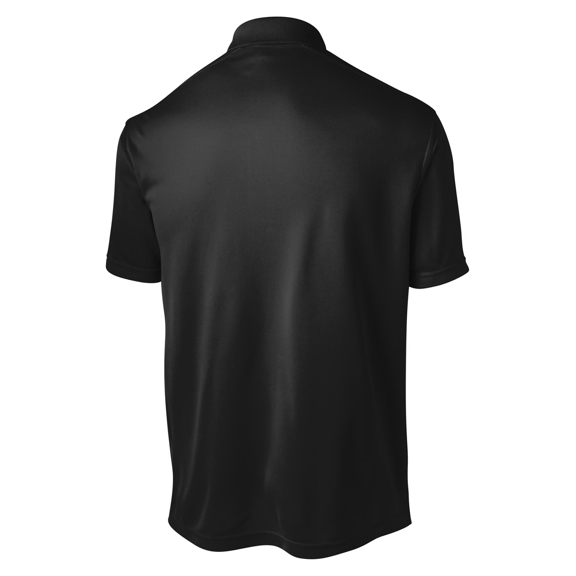 Sport-Tek ST680 PosiCharge Micro-Mesh Polo - Black | Full Source