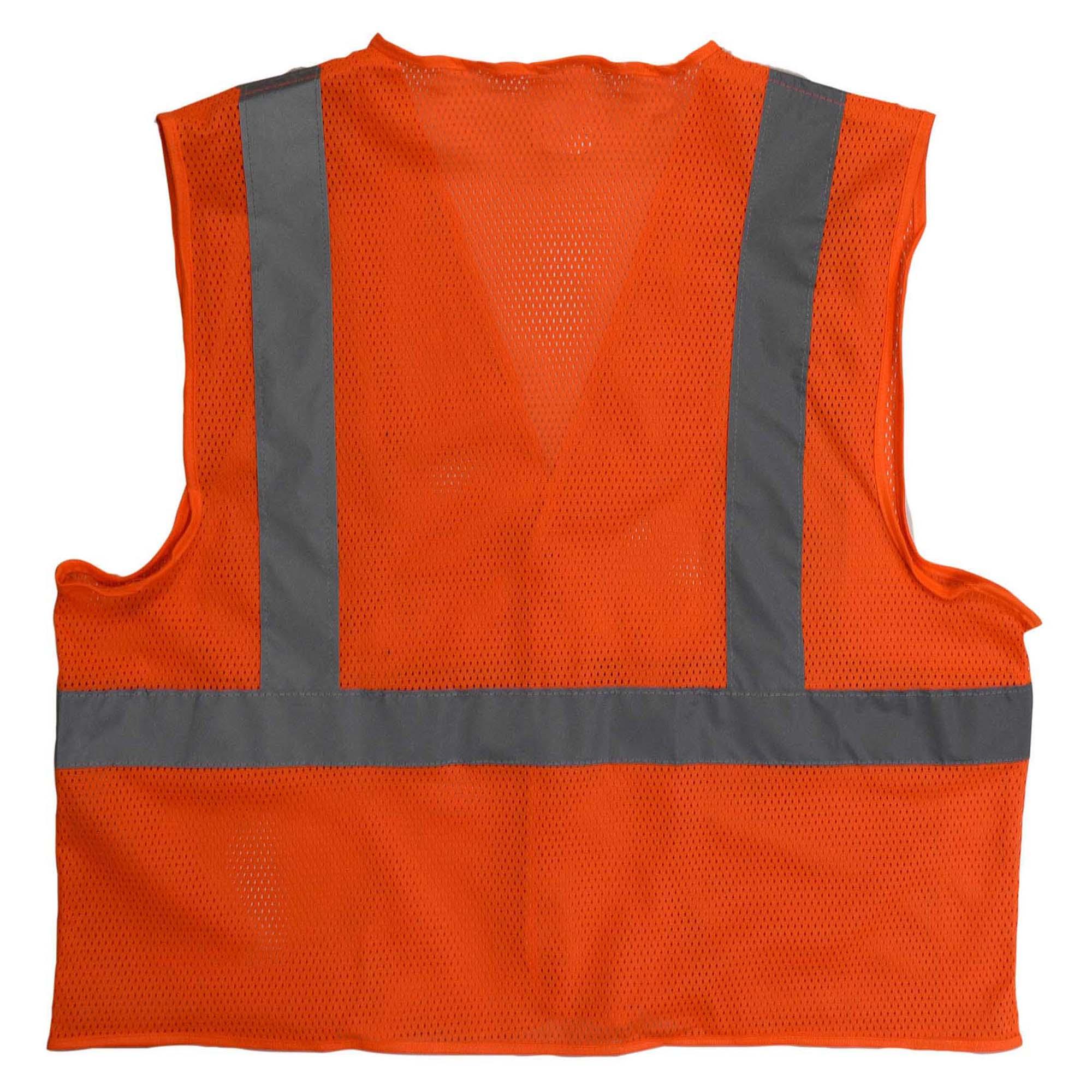 Radians SV2OM Economy Type R Class 2 Mesh Safety Vest - Orange | Full ...