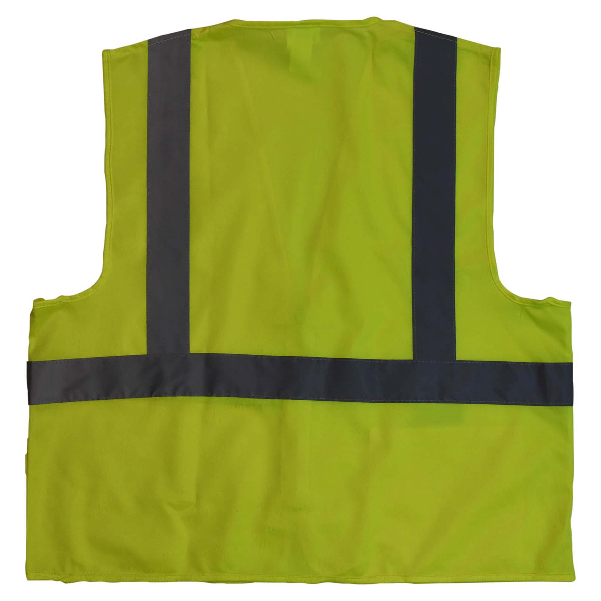 Radians SV2ZGS Type R Class 2 Economy Solid Safety Vest with Zipper ...