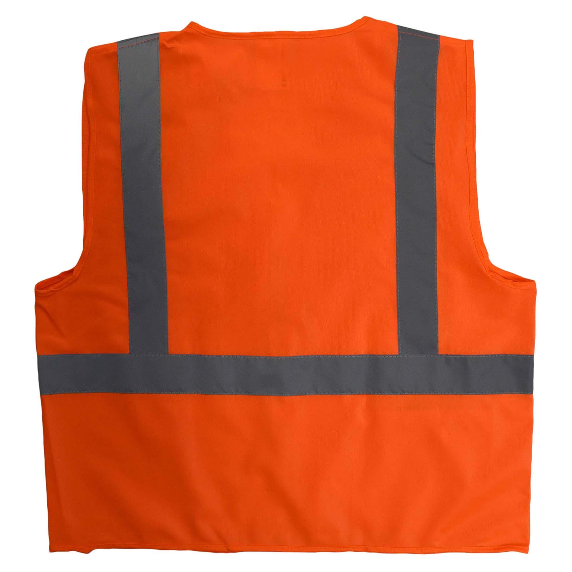 Radians SV2ZOS Type R Class 2 Economy Solid Safety Vest with Zipper ...
