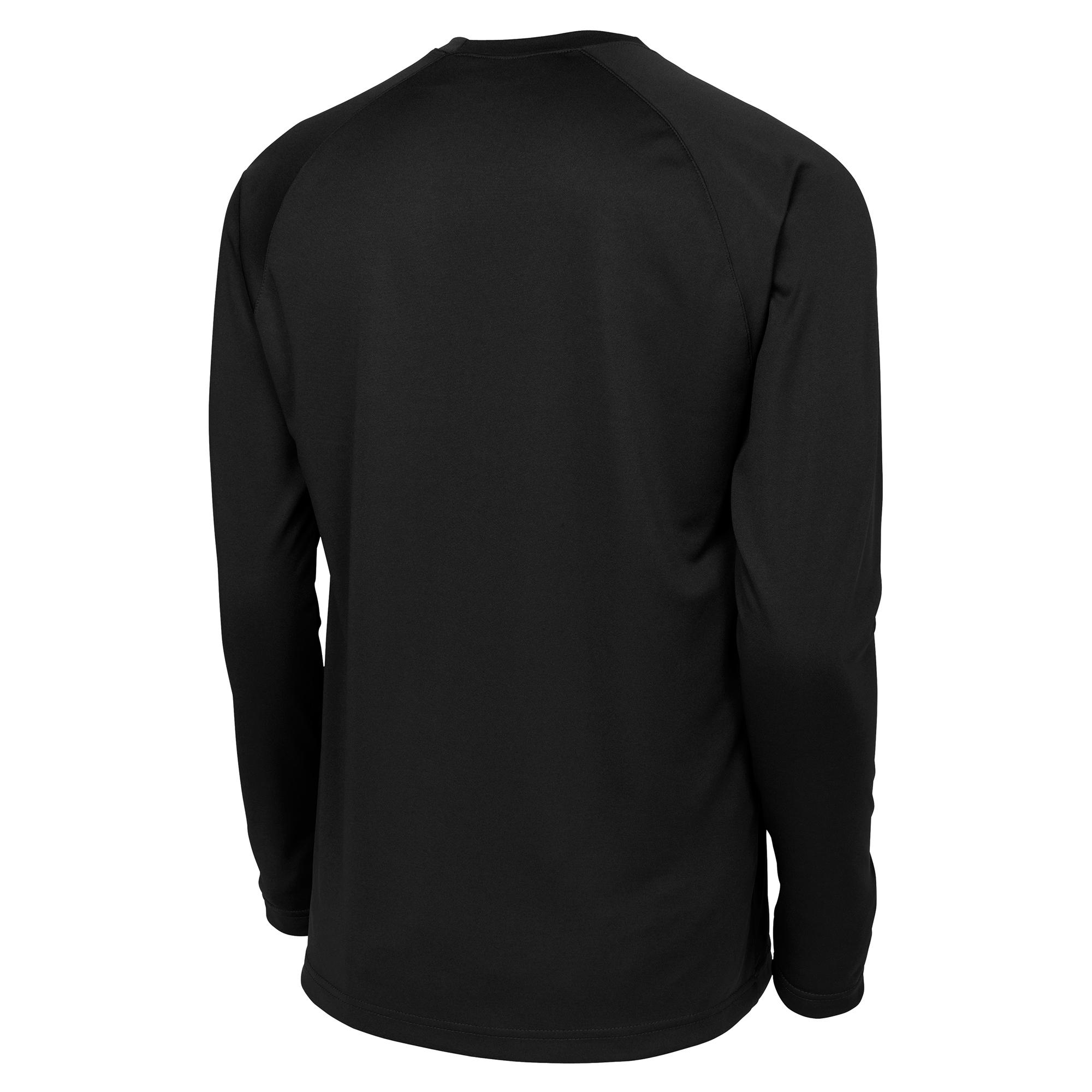Sport-Tek T473LS Dry Zone Long Sleeve Raglan T-Shirt - Black | Full Source