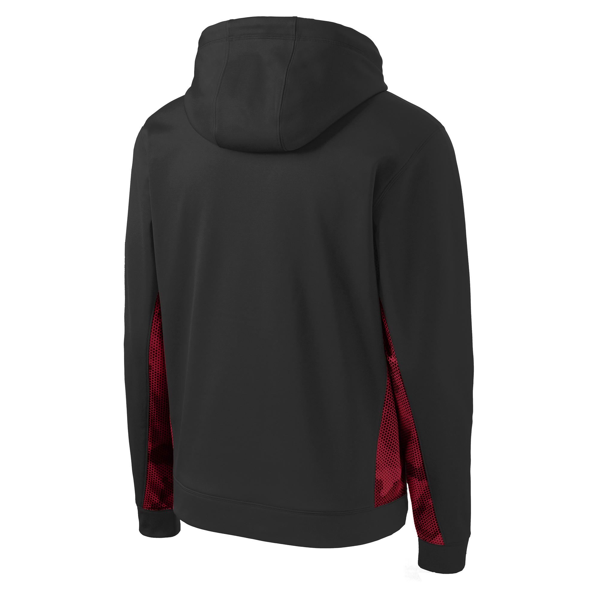 Sport-Tek YST239 Youth Sport-Wick CamoHex Fleece Colorblock