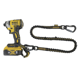 DEWALT DXDP721510 Power Tool Lanyard with Dual Carabiner - 75 in. (1.9 m) - 15 lbs. (6.8 kg)