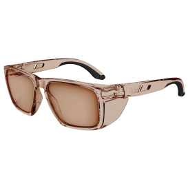 Ergodyne Sixten 58212 Safety Glasses - Tan Frame - Tan Anti-Fog Lens