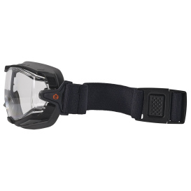 Ergodyne Arkyn 60312 Elastic Strap Safety Goggles - Black Frame - Clear Anti-Fog Lens