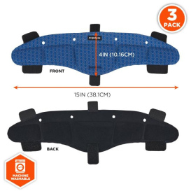 Ergodyne Chill-Its 6611 Hard Hat Cooling Sweatband Pad - Moisture Wicking