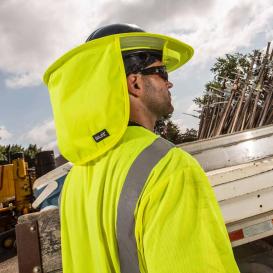 Ergodyne Chill-Its 6660 Hard Hat Brim with Shade - Yellow/Lime