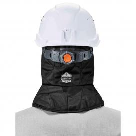 Ergodyne N-Ferno 6867 Three-Layer Winter Hard Hat Liner - Shoulder Length - Black