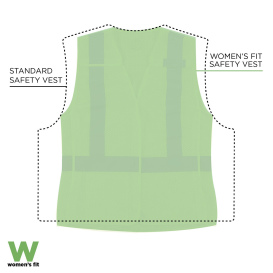 Ergodyne GloWear 8215BAW-S Type R Class 2 Women\'s Breakaway Vest - Lime