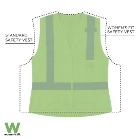 Ergodyne GloWear 8215BAW-S Type R Class 2 Women\'s Breakaway Vest - Orange