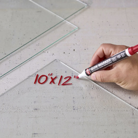 Krylon K00710108 Quik-Marker Paint Markers - White - 1/3 oz