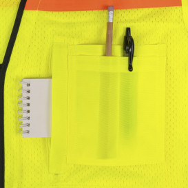 DEWALT DSV851 Type R Class 2 Heavy Duty Tech Surveyor Safety Vest - Yellow/Lime