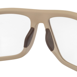 Ducks Unlimited DU-FF1 Full Frame Shooting Glasses - Tan Frame - Clear Lens