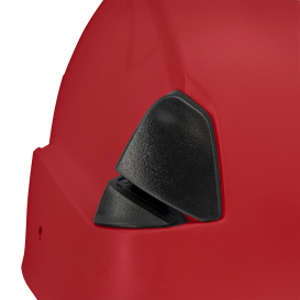 Radians RHC2 Dareware Type II Class E Safety Helmet - 4-Point Ratchet Suspension - Red