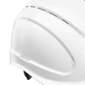 Radians RHH6V Hypeman Vented Cap Style Hard Hat - Ratchet Suspension - White